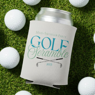 Classic Golf Scramble Can Cooler