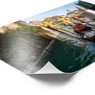 Classic Gondola Mooring in Venice Photo Print