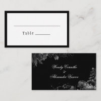 Classic Gothic Black Wedding Flat