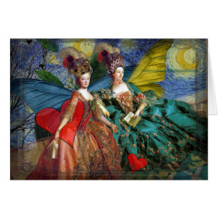 Classic Gothic Gemini Whimsical Butterfly Woman