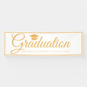  Classic Graduation Cap Party  Banner