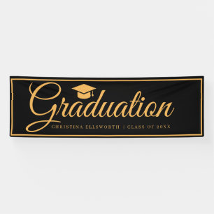  Classic Graduation Cap Party  Banner