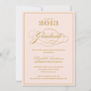 Classic Graduation Invitation