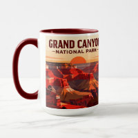 Classic Grand Canyon WPA Style Personalised