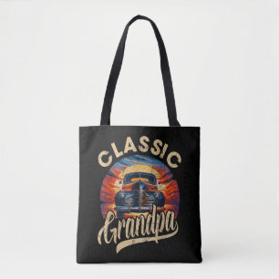 Classic Grandpa Funny Saying Car Lover Men Dad Pap Tote Bag