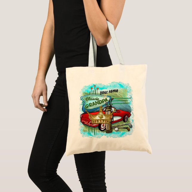 Classic Grandpa Tote Bag (Front (Product))