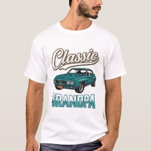 Classic Grandpa Vintage Car T-Shirt Design_1