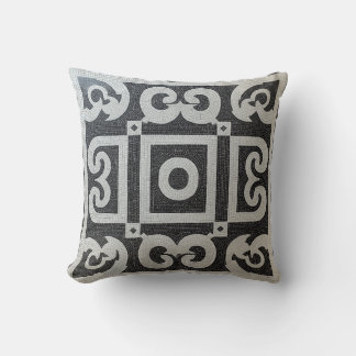 Classic Greco Mosaic Pattern Cushion