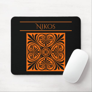 Classic Greek Inspired Personalised Mouse Pad