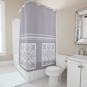 Classic Greek Inspired  Shower Curtain