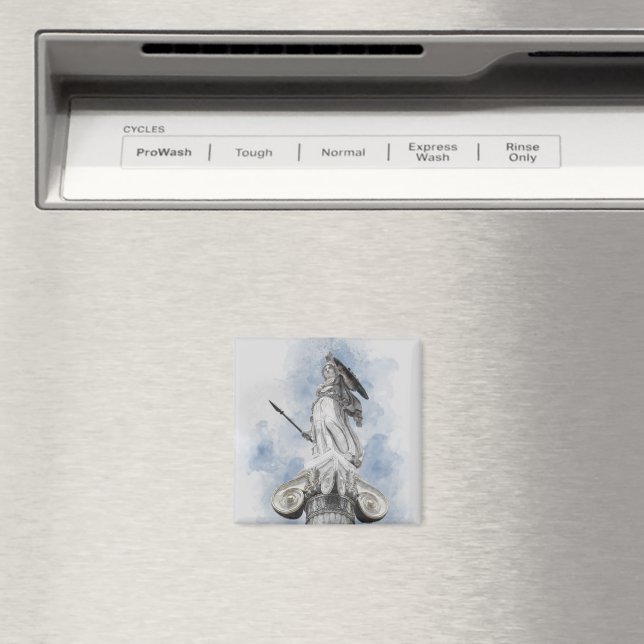 Classic greek statue Athena Magnet (In Situ (Dishwasher))