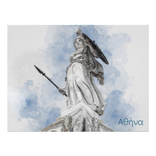Classic greek statue Athena  Photo Print