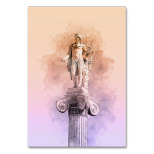 Classic greek statue of Apollo Table Number