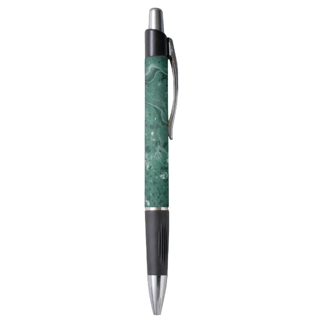 Classic Green Marble Print Pen (Bottom (Vertical))