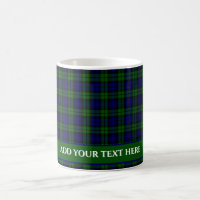 Classic Green & Navy Blackwatch Tartan Plaid