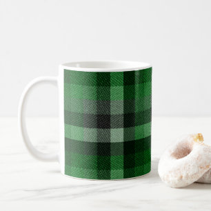 Classic Green Tartan Plaid. Coffee Mug