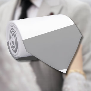 Classic grey and white vintage stripes tie