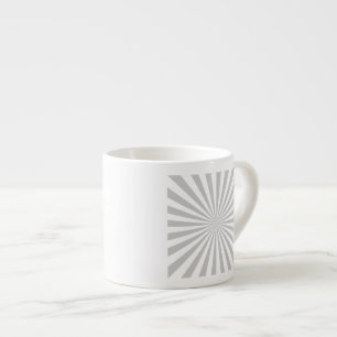 Classic Grey Burst Spinning Wheel Customise This! Espresso Cup