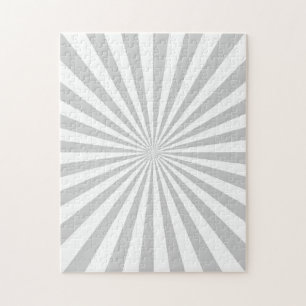 Classic Grey Burst Spinning Wheel Customise This! Jigsaw Puzzle