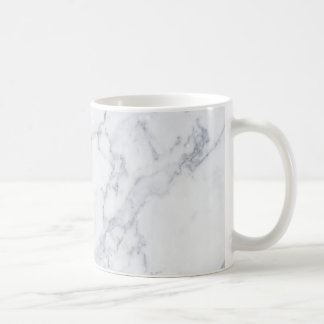 Classic grey white marble coffee mug