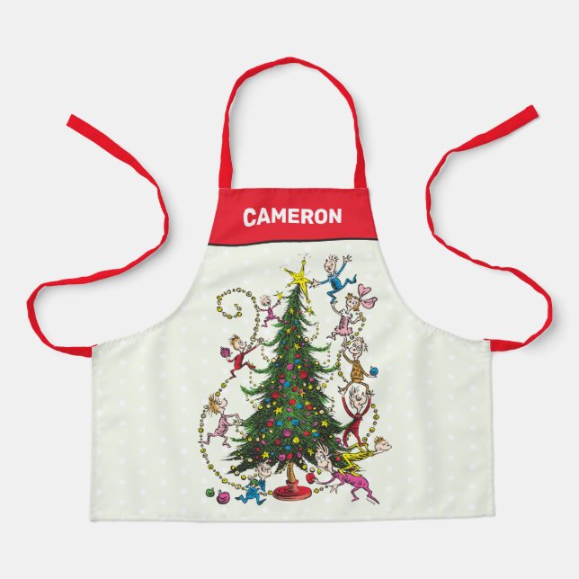 Classic Grinch | Christmas Tree Apron (Front)