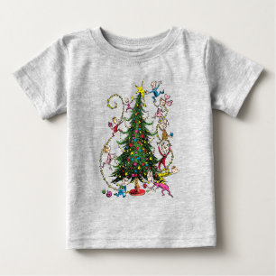 Classic Grinch   Christmas Tree Baby T-Shirt