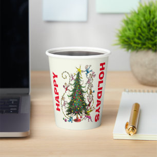 Classic Grinch   Christmas Tree Paper Cups