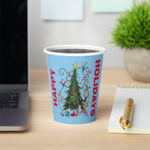 Classic Grinch Christmas Tree Paper Cups