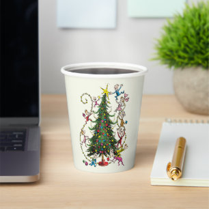Classic Grinch   Christmas Tree Paper Cups