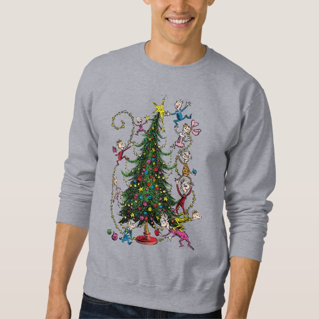Classic Grinch | Christmas Tree Sweatshirt (Front)