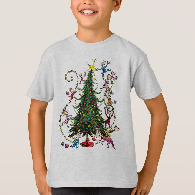 Classic Grinch | Christmas Tree T-Shirt (Front)