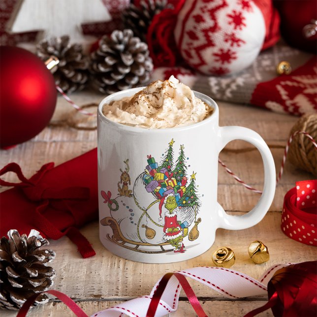 Classic Grinch | Grinch & Max Runaway Slei Coffee Mug (Creator Uploaded)