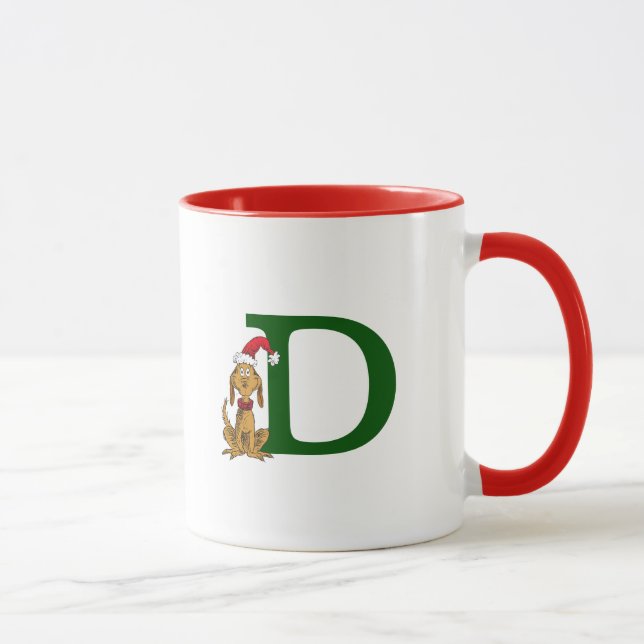 Classic Grinch Max | Monogram D Mug (Right)