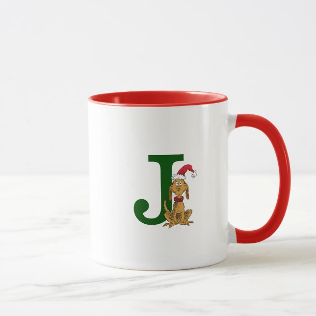 Classic Grinch Max | Monogram J Mug (Right)