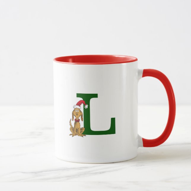 Classic Grinch Max | Monogram L Mug (Right)