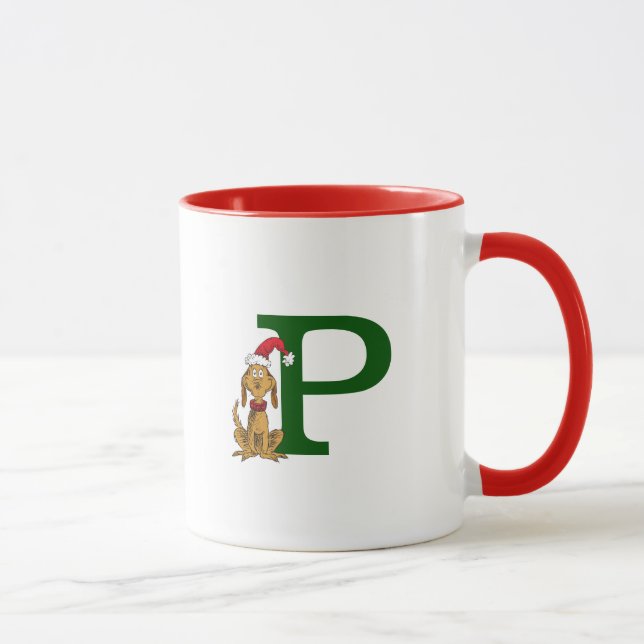 Classic Grinch Max | Monogram P Mug (Right)