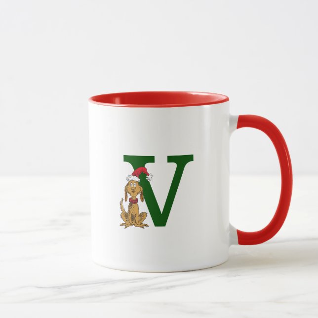 Classic Grinch Max | Monogram V Mug (Right)