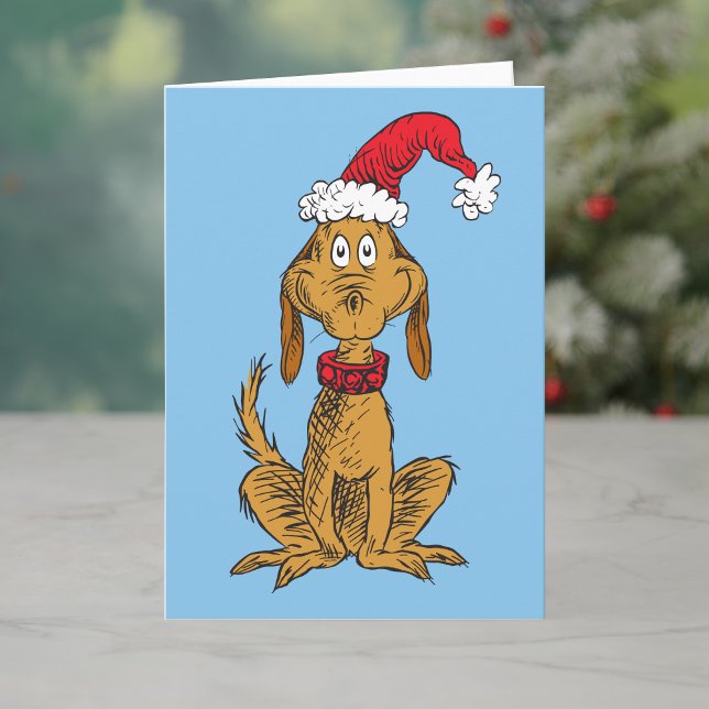 Classic Grinch | Max - Santa Hat Holiday Card (Creator Uploaded)