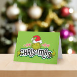 Classic Grinch | Merry Merry Christmas Holiday Card<br><div class="desc">The holidays will not be complete without Grinch!  HOW Grinch STOLE CHRISTMAS is a classic story of a town called Who-ville and how the Christmas spirit can melt even the coldest of hearts.</div>
