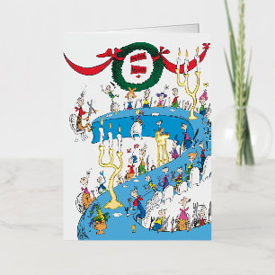 Classic Grinch   Merry Merry Feast Foil Greeting Card