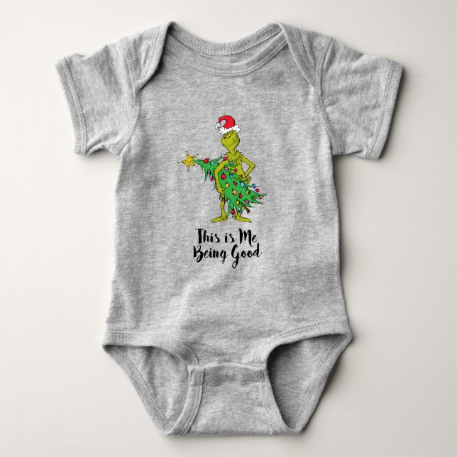 Classic Grinch | Naughty Baby Bodysuit (Front)