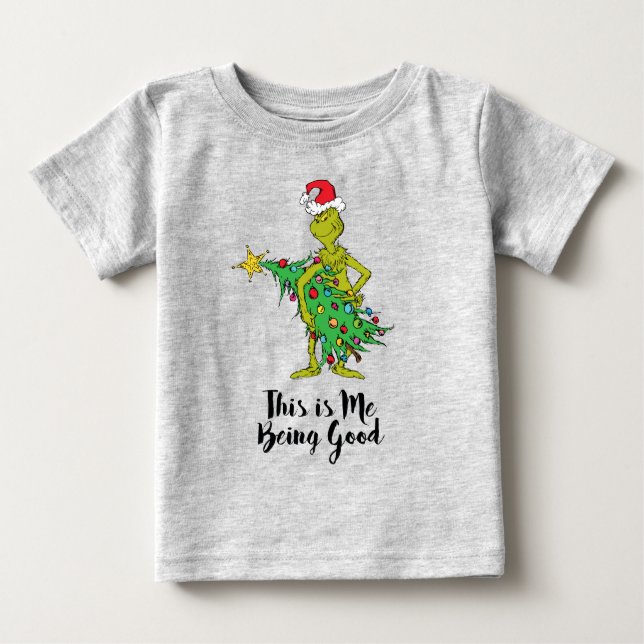 Classic Grinch | Naughty Baby T-Shirt (Front)
