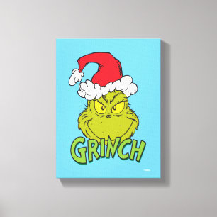 Classic Grinch Naughty or Nice Canvas Print