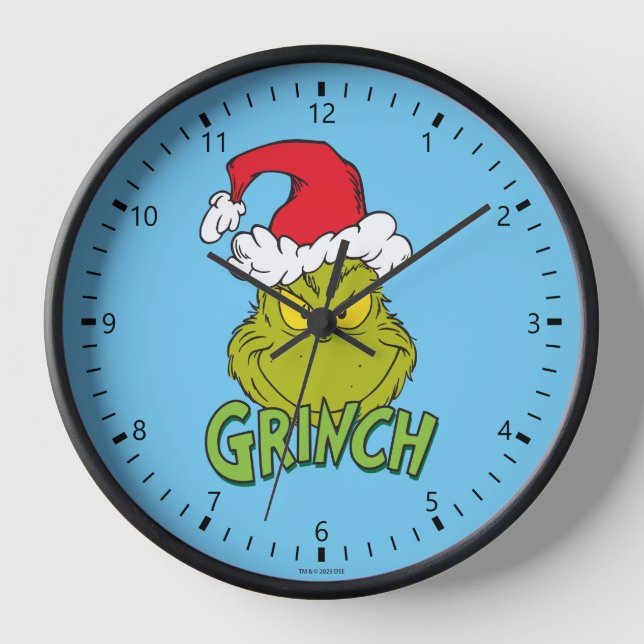Classic Grinch | Naughty or Nice Clock (Front)