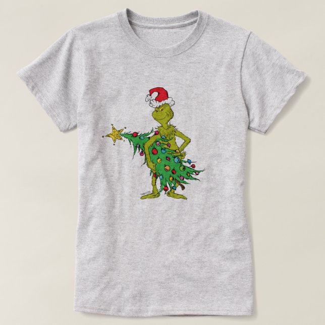 Classic Grinch | Naughty T-Shirt (Design Front)