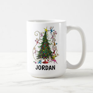 Classic Grinch Whoville Christmas Tree Coffee Mug