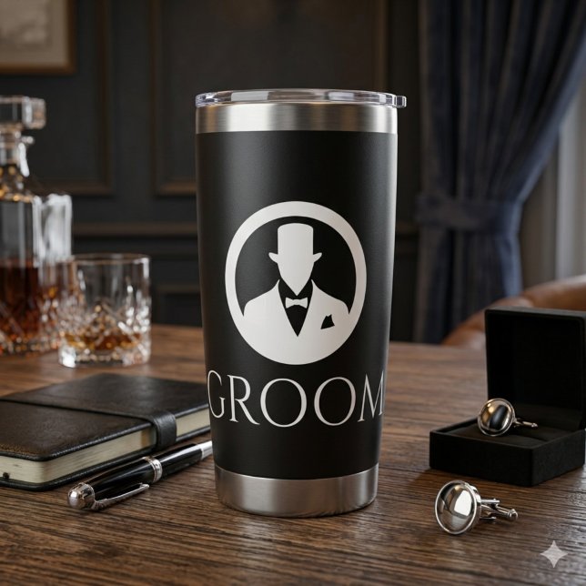 Classic Groom Thermal Tumbler (Creator Uploaded)