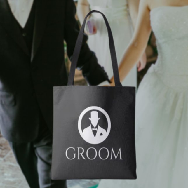 Classic Groom Wedding Tote Bag (Creator Uploaded)