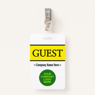 Classic "GUEST" Badge ID Badge