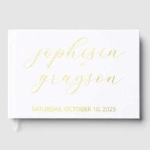 Classic Guestbook, Modern Wedding Guest Book